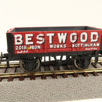Hornby R60094 4 Plank Wagon Bestwood Iron Works - Era 3 OO Scale 