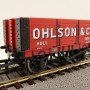 Hornby R60096 6 Plank Wagon Ohlson + Co - Era 3 OO Scale