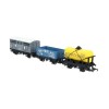 Hornby R60135 RailRoad Triple Wagon Pack LWB Open Wagon + Brake Van + SWB Wagon - Era 3
