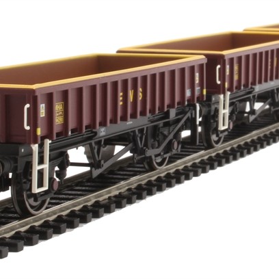 Hornby R60161 3x MHA Ballast Wagon Three Pack EWS - Era 9 OO Scale