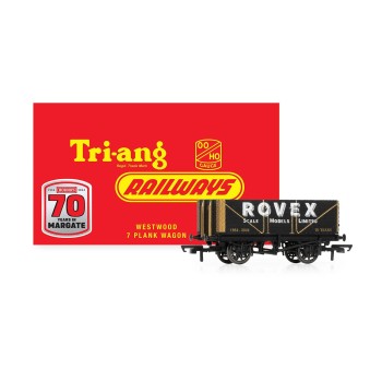 Hornby R60263 Hornby 70th Westwood 7 Plank Wagon 1954 - 2024 Limited Edition OO Scale