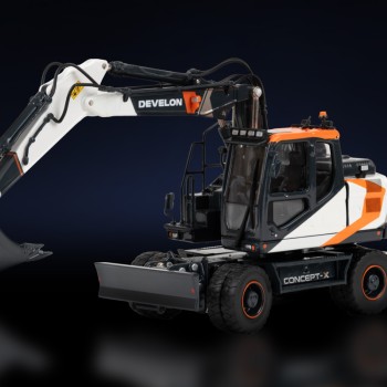 IMC Models 16-1016 Develon DX165 Wheeled Excavator Concept X 1:50