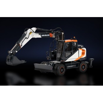 IMC Models 16-1016 Develon DX165 Wheeled Excavator Concept X 1:50
