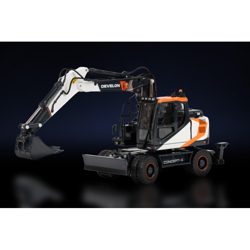 IMC Models 16-1016 Develon DX165 Wheeled Excavator Concept X 1:50