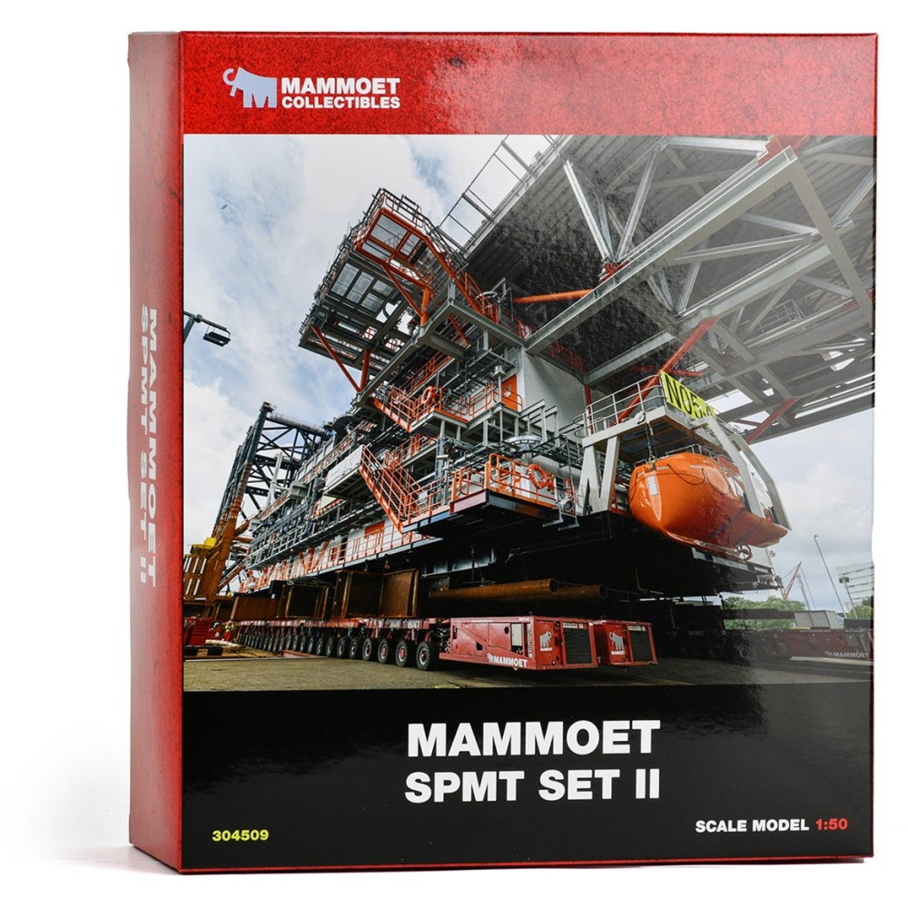 IMC Models 410346 Mammoet SPMT Set II Scheuerle Modul Set 6 + 4 + Power Unit - Scale 1:50
