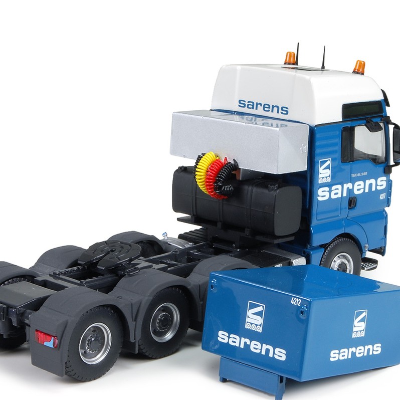 IMC Models 20-1038 - Sarens MAN TGX XXL 8x4 Heavy Haulage Truck with Ballast Box - Scale 1:50