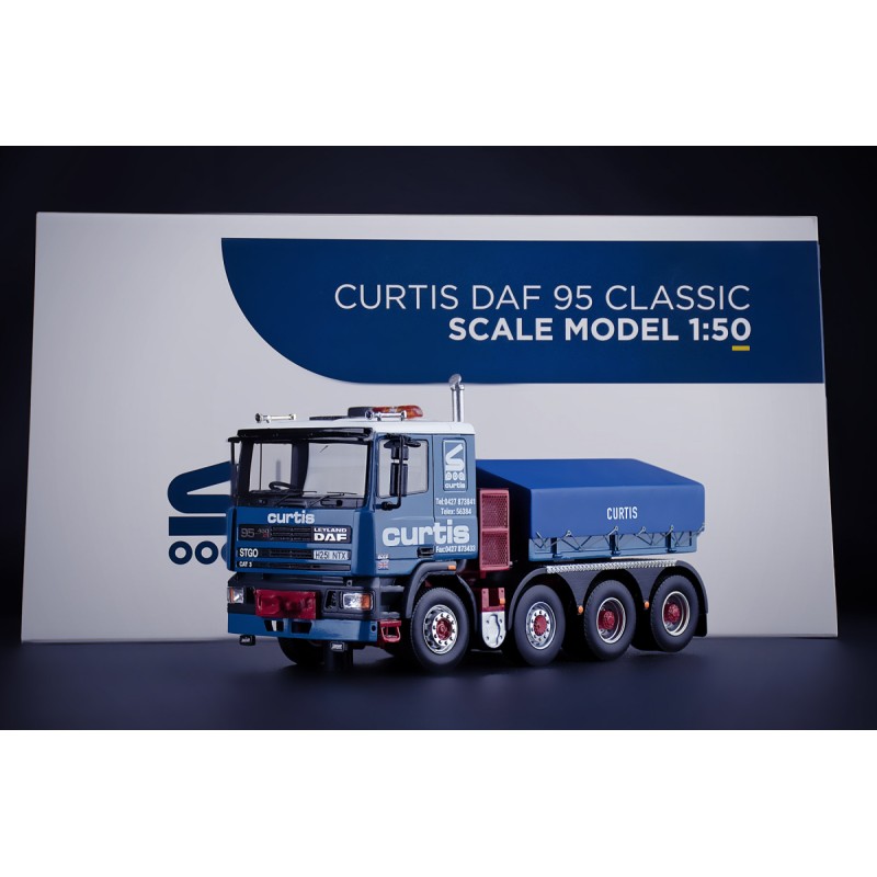 IMC Models 20-1066 DAF 95 8x4 Truck with Ballast Box RHD - Sarens Curtis - 1:50