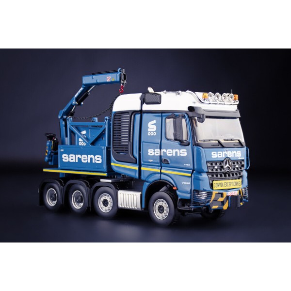 IMC Models 20-1070 Sarens Mercedes Benz Arocs 8x4 Truck With Ballast Box & Fassi Crane & Generator - Scale 1:50