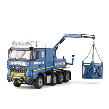 IMC Models 20-1070 Sarens Mercedes Benz Arocs 8x4 Truck With Ballast Box & Fassi Crane & Generator - Scale 1:50