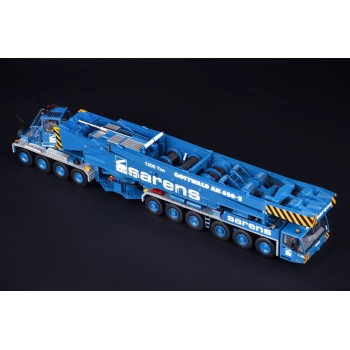 IMC Models 20-1077 Sarens Gottwald AK 680-3 Mobile Crane Resin Model with Display Case - Scale 1:50