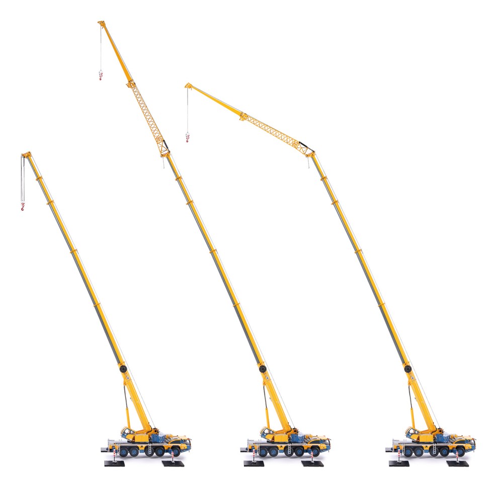 IMC Models 31-0084 Demag AC 250-5 All Terrain Mobile Crane Demag Colors - Scale 1:50