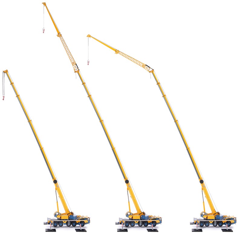 IMC Models 31-0084 Demag AC 250-5 All Terrain Mobile Crane Demag Colors - Scale 1:50