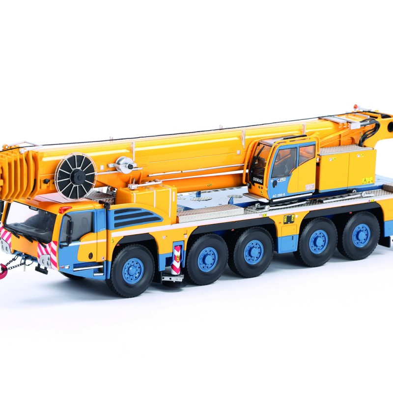 IMC Models 31-0084 Demag AC 250-5 All Terrain Mobile Crane Demag Colors - Scale 1:50