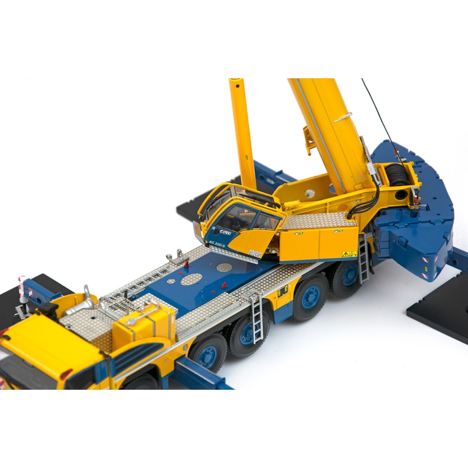 IMC Models 31-0085 Demag AC 220-5 All Terrain Mobile Crane Demag Colors - Scale 1:50