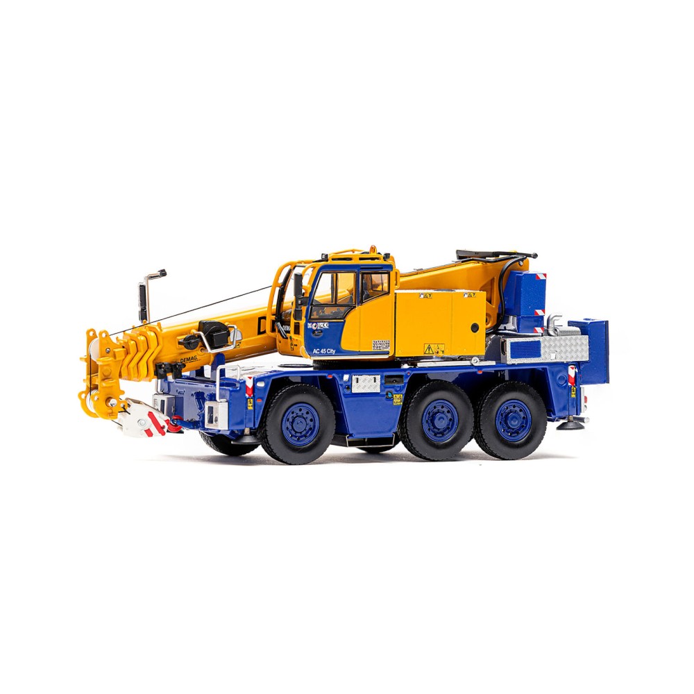 IMC Models 31-0206 Demag Tadano AC 45 City Mobile Crane Large Wheel New Colors - Scale 1:50 