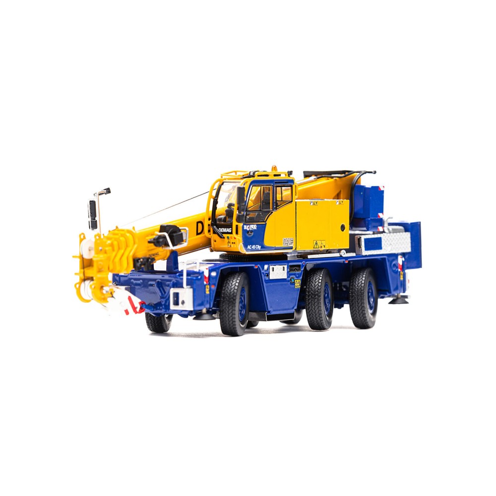 IMC Models 31-0206 Demag Tadano AC 45 City Mobile Crane Large Wheel New Colors - Scale 1:50 