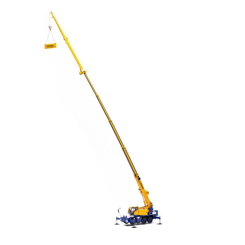 IMC Models 31-0206 Demag Tadano AC 45 City Mobile Crane Large Wheel New Colors - Scale 1:50 