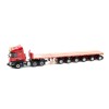 IMC Models 32-0039 Mercedes Benz Arocs Bigspace 6x4 RHD with Nooteboom Ballasttrailer 6 axle - Crane Hire  - Scale 1:50