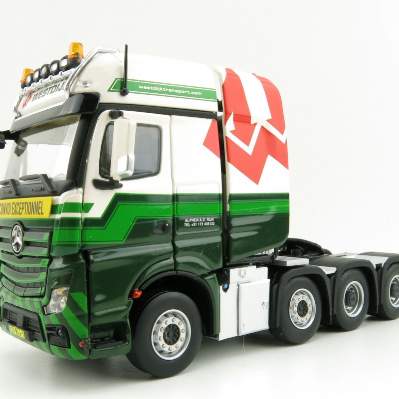 IMC Models 32-0060 Mercedes Benz Actros 8x4 Heavy Haulage Truck Westdijk - 1:50
