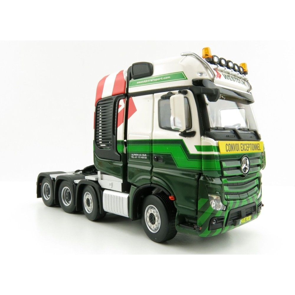 IMC Models 32-0060 Mercedes Benz Actros 8x4 Heavy Haulage Truck Westdijk - 1:50