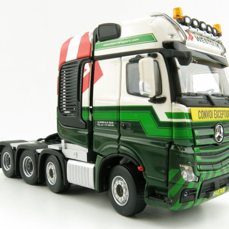 IMC Models 32-0060 Mercedes Benz Actros 8x4 Heavy Haulage Truck Westdijk - 1:50