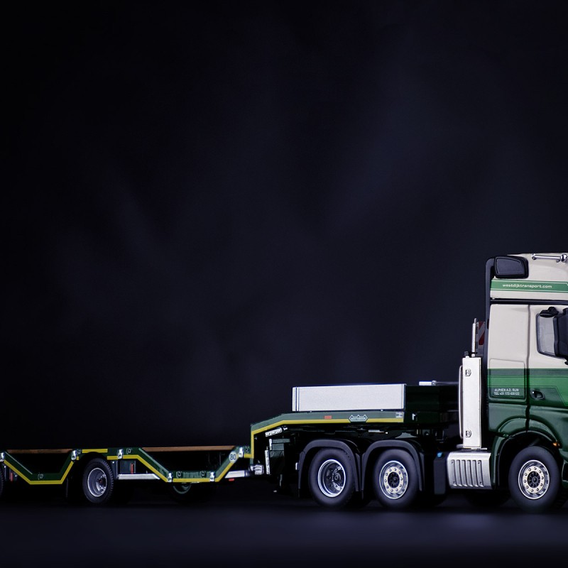 IMC Models 32-0131 Mercedes-Benz Actros 6x4 with Nooteboom OSDS Low Loader - Westdijk B.V.  - 1:50