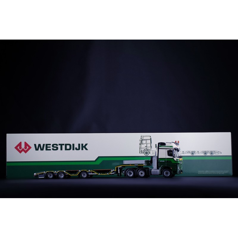 IMC Models 32-0131 Mercedes-Benz Actros 6x4 with Nooteboom OSDS Low Loader - Westdijk B.V.  - 1:50