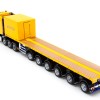 IMC Models 33-0124 Mercedes Actros 8x4 Nooteboom Ballast Trailer Container - Tadano Demag AC 700-9 Support Combo - Scale 1:50