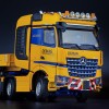 IMC Models 33-0161 Tadano Demag Mercedes-Benz Arocs SLT BigSpace 8x4 with Nooteboom MCO Semi Low Loader 7-Axle - Scale 1:50