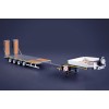 IMC Models 33-0187 Grey Line Nooteboom Extendable 4-axle MCOS Semi Low Loader Trailer - Scale 1:50