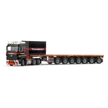 IMC Models 410202 Mammoet Mercedes Benz Arocs Streamspace 6x4 Nooteboom Ballasttrailer 7 axle + Ballast Box  - Scale 1:50