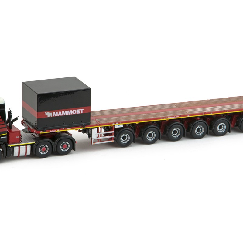 IMC Models 410202 Mammoet Mercedes Benz Arocs Streamspace 6x4 Nooteboom Ballasttrailer 7 axle + Ballast Box  - Scale 1:50