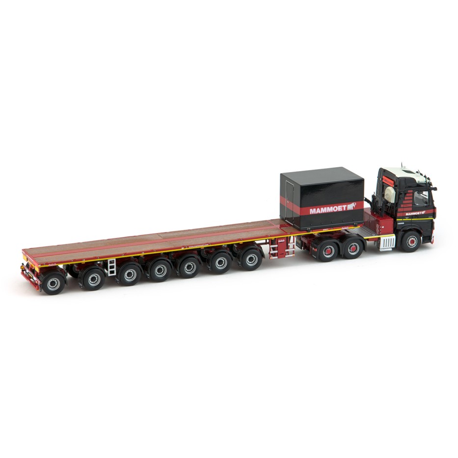 IMC Models 410202 Mammoet Mercedes Benz Arocs Streamspace 6x4 Nooteboom Ballasttrailer 7 axle + Ballast Box  - Scale 1:50