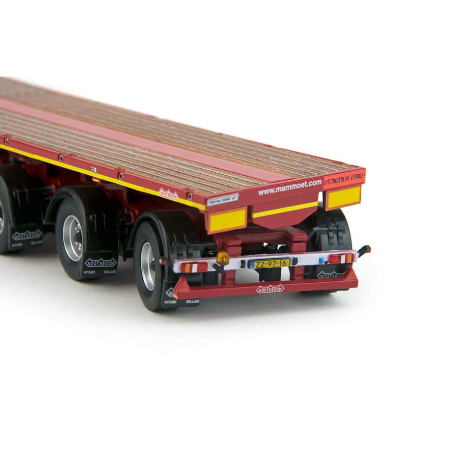 IMC Models 410202 Mammoet Mercedes Benz Arocs Streamspace 6x4 Nooteboom Ballasttrailer 7 axle + Ballast Box  - Scale 1:50