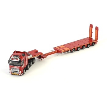 IMC Models 5855174 Mercedes-Benz Actros 6x4 with Nooteboom Redline 4-axle MCOS Low Loader - 1:50