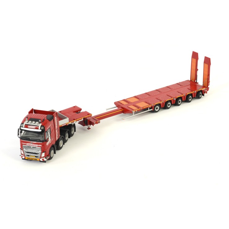IMC Models 5855174 Mercedes-Benz Actros 6x4 with Nooteboom Redline 4-axle MCOS Low Loader - 1:50
