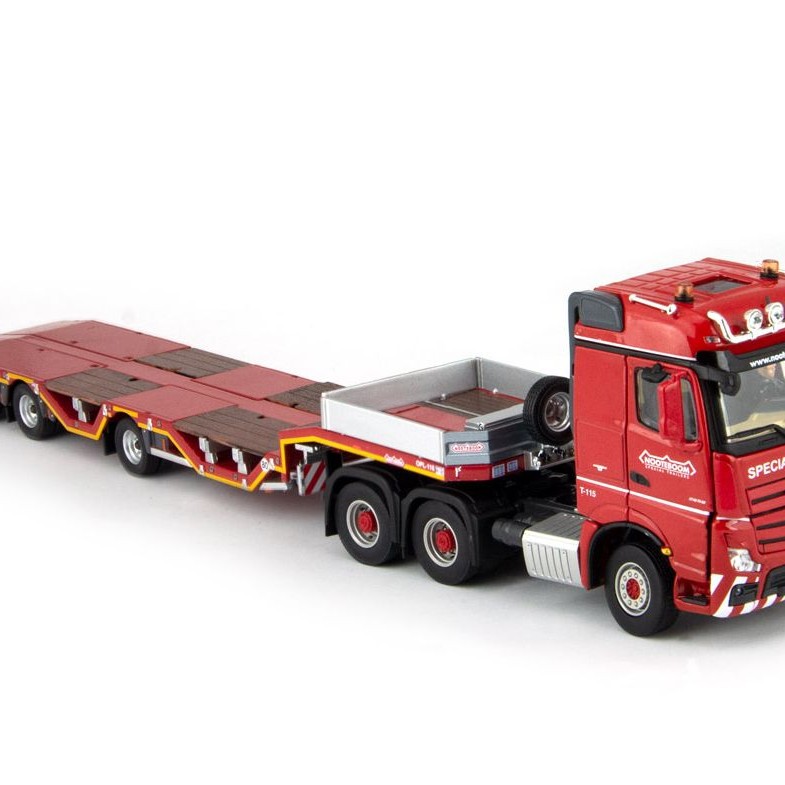 IMC Models 5850486 Mercedes-Benz Actros 6x4 with Nooteboom Redline OSDS Semi Low Loader - 1:50