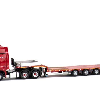 IMC Models 5855174 Mercedes-Benz Actros 6x4 with Nooteboom Redline 4-axle MCOS Low Loader - 1:50