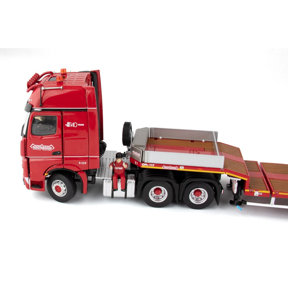 IMC Models 5855174 Mercedes-Benz Actros 6x4 with Nooteboom Redline 4-axle MCOS Low Loader - 1:50