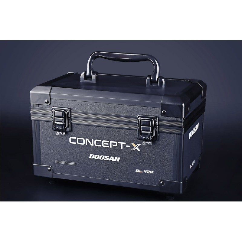 IMC Models 99-10107 Doosan DL 420-7 Concept X Wheel Loader with Carry Case 1:50