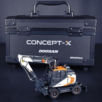 IMC Models 99-10108 Doosan DX 165-WR Concept-X Wheel Excavator with Carry Case 1:50