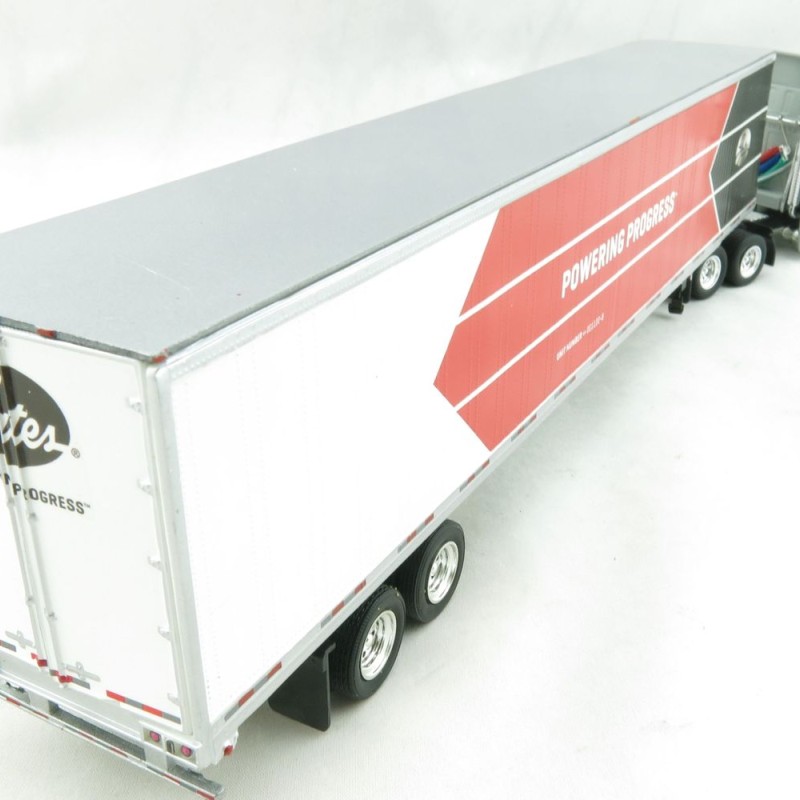 Tonkin Replicas 12-0129 - International Prostar Sleeper Cab 6x4 Truck 53 ft  Box Trailer - Gates - Scale 1:53
