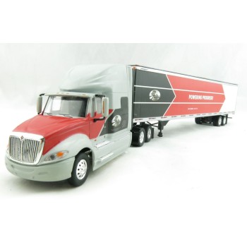 Tonkin Replicas 12-0129 - International Prostar Sleeper Cab 6x4 Truck 53 ft  Box Trailer - Gates - Scale 1:53