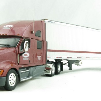 Tonkin Replicas 12-0131 - Kenworth T700 Sleeper Cab 6x4 Truck 53 ft  Reefer Box Trailer - JBS Carriers - Scale 1:53
