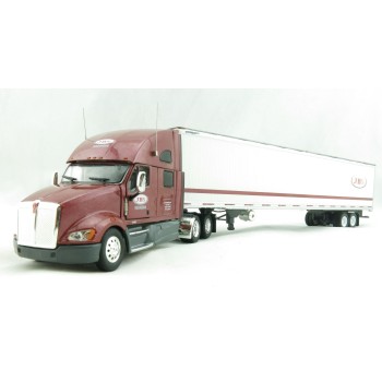 Tonkin Replicas 12-0131 - Kenworth T700 Sleeper Cab 6x4 Truck 53 ft  Reefer Box Trailer - JBS Carriers - Scale 1:53