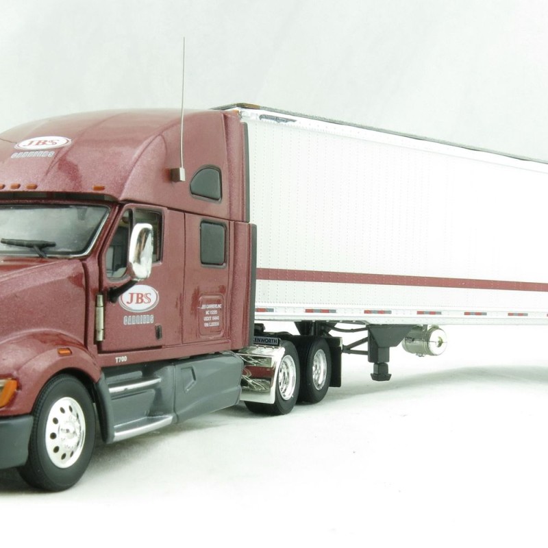 Tonkin Replicas 12-0131 - Kenworth T700 Sleeper Cab 6x4 Truck 53 ft  Reefer Box Trailer - JBS Carriers - Scale 1:53