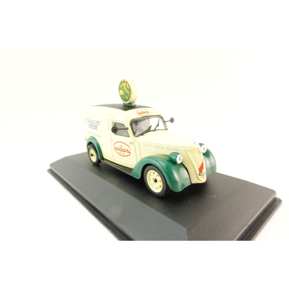 Altaya - Fiat 1100 ELR Delivery Van Galbani 1951 Yellow Green - Scale 1:43