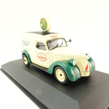 Altaya - Fiat 1100 ELR Delivery Van Galbani 1951 Yellow Green - Scale 1:43