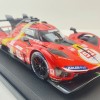 Bburago 18-16301 #51 - Ferrari 499P No 51 Winner 24h LeMans 2023 Pier Guidi, Calado, Giovinazzi Box Damage - Scale 1:18 