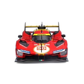 Bburago 18-16303 #50 - Ferrari 499P No 50 Winner 24h LeMans 2024 Fuoco, Molina, Nielsen - Scale 1:18